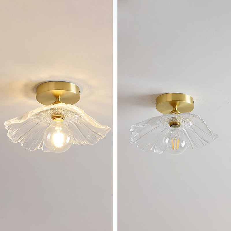 Flower Flush Mount Ceiling Lighting Fixture Contemporary Flush Mount Ceiling Light