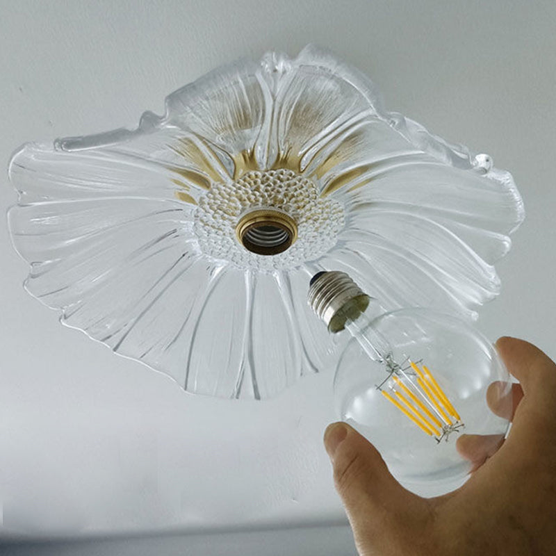 Flower Flush Mount Ceiling Lighting Fixture Contemporary Flush Mount Ceiling Light