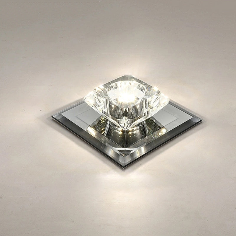Geometric Flush Mount Light Close to Ceiling Lighting Fixture Modern Flush Mount Ceiling Light