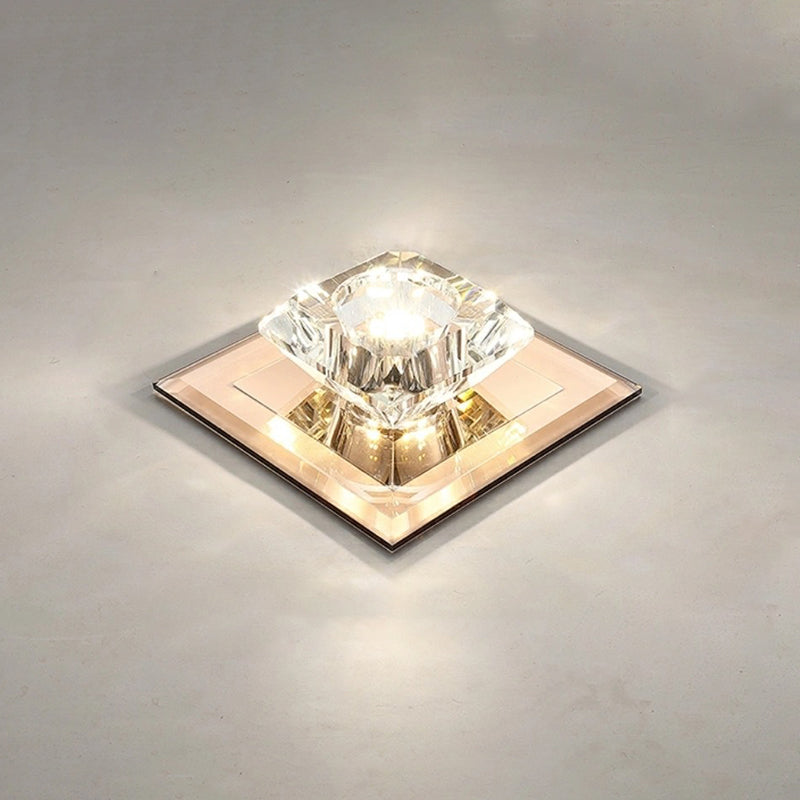 Geometric Flush Mount Light Close to Ceiling Lighting Fixture Modern Flush Mount Ceiling Light