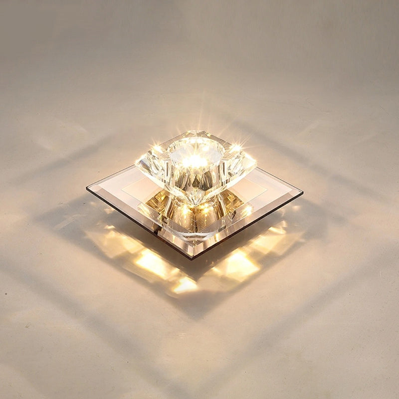 Geometric Flush Mount Light Close to Ceiling Lighting Fixture Modern Flush Mount Ceiling Light