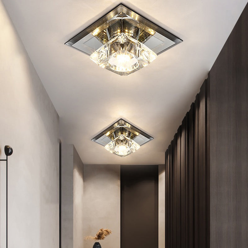 Geometric Flush Mount Light Close to Ceiling Lighting Fixture Modern Flush Mount Ceiling Light