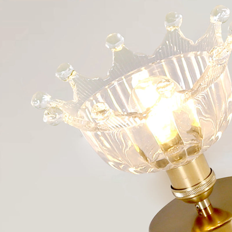 Crown Flush Mount Ceiling Light Fixture Modern Flush Mount Ceiling Light for Aisle