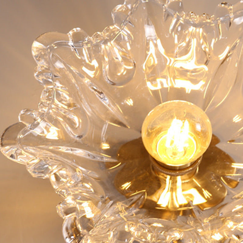 Crown Flush Mount Ceiling Light Fixture Modern Flush Mount Ceiling Light for Aisle
