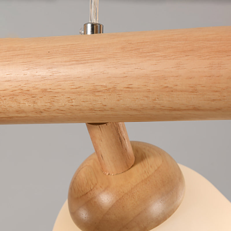 Modern Kitchen Island Lighting Globe Island Lighting Fixtures Wood Island Lamps in Brown