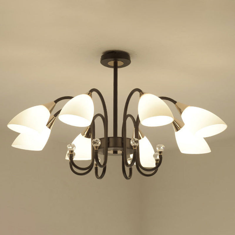 Accesorios de iluminación de lámpara de araña de spray de estilo moderno kit de luz colgante de múltiples cabezas