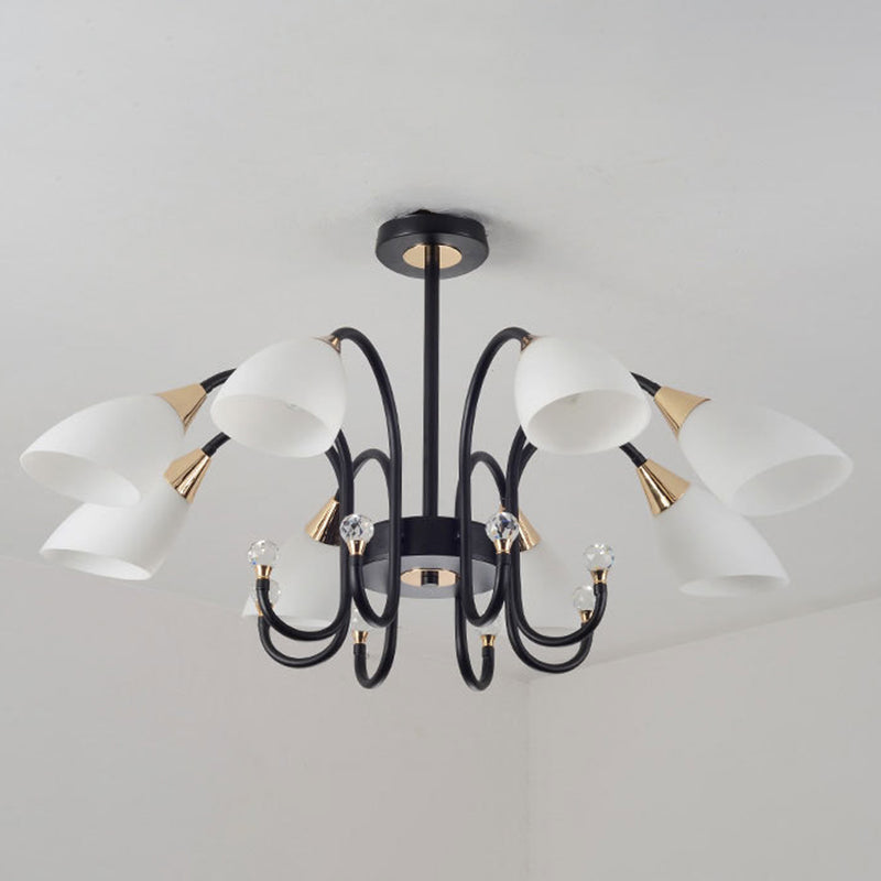 Accesorios de iluminación de lámpara de araña de spray de estilo moderno kit de luz colgante de múltiples cabezas