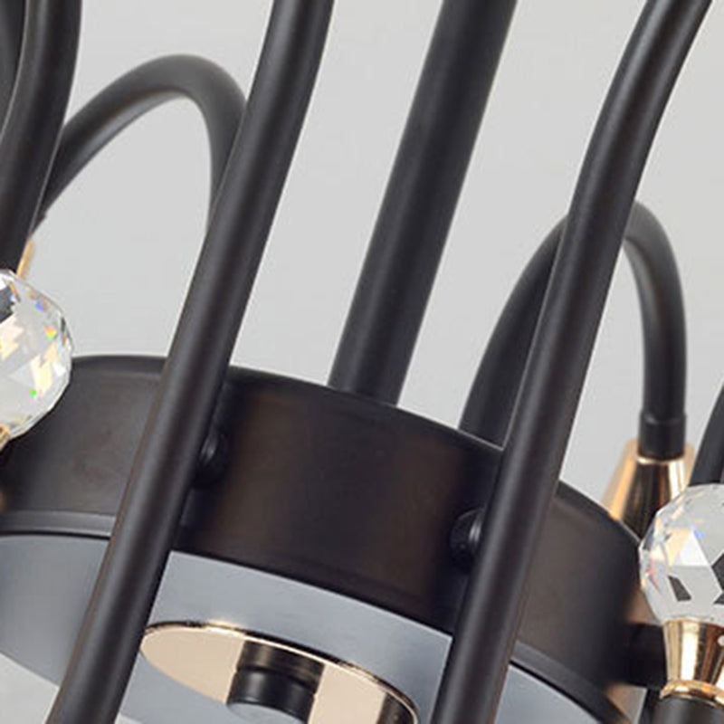 Accesorios de iluminación de lámpara de araña de spray de estilo moderno kit de luz colgante de múltiples cabezas