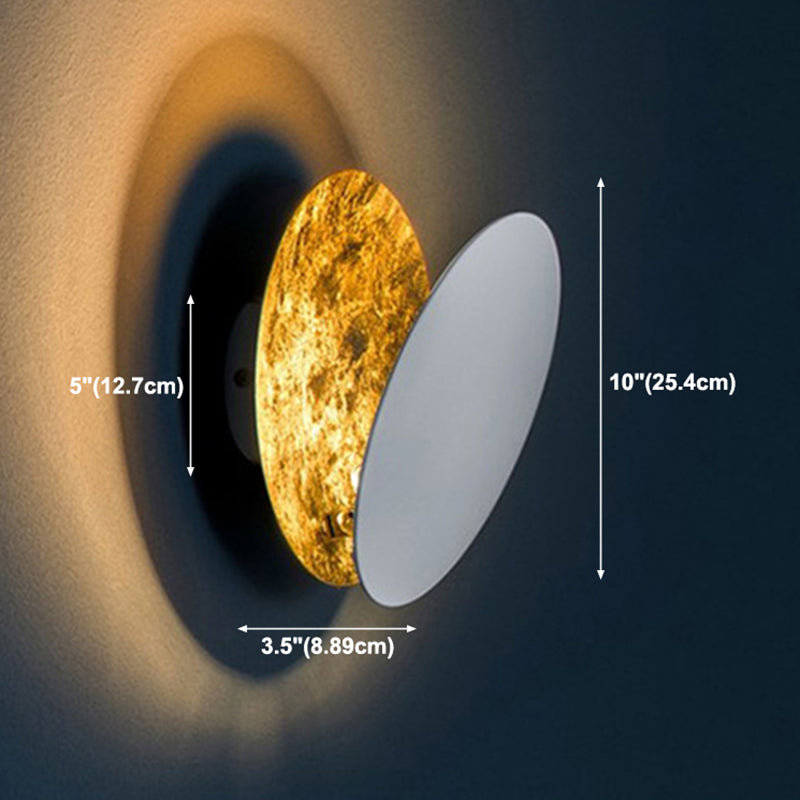 Lampada di scarico rotondo rotabile a filo a filo a filo con appunti di scarico per camera da letto