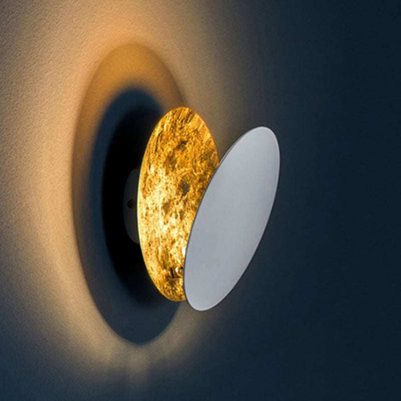 Lampada di scarico rotondo rotabile a filo a filo a filo con appunti di scarico per camera da letto