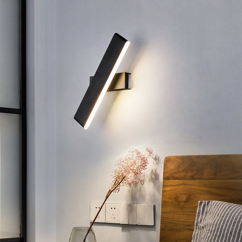 Rotatable kreative schwarze Flush Mount Wandleuchte Einfachheit Leuchte Leuchte