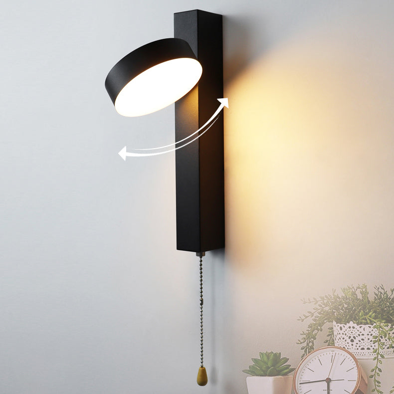 Rotatable LED Reading Lamp Contemporary Simplicity Wall Sconce Light Fixture for Bedroom