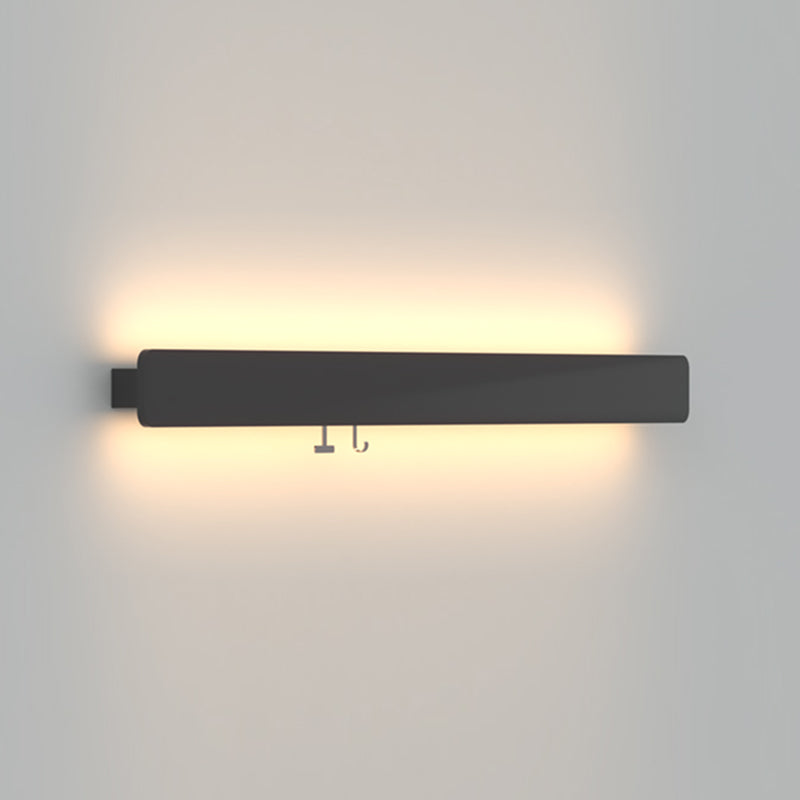 Rechteck Wandleuchte moderne LED -LED -Schlafzimmer -Wandlampenvorrichtung (ohne Ornamente)