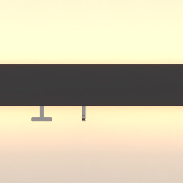 Rechteck Wandleuchte moderne LED -LED -Schlafzimmer -Wandlampenvorrichtung (ohne Ornamente)