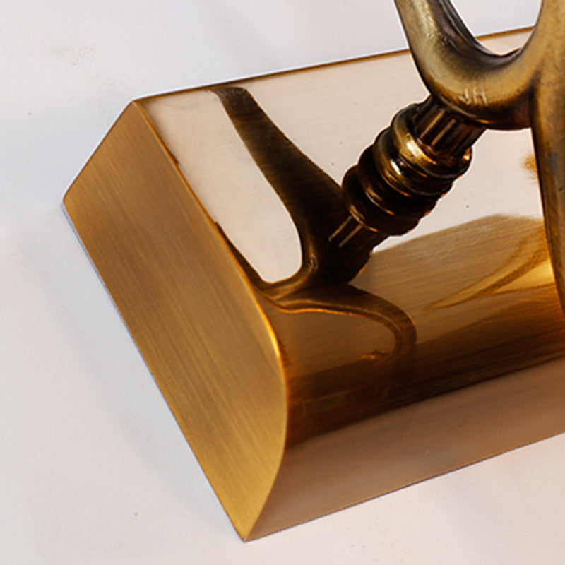 Éclairage de miroir en laiton Améliement mural luminaire pour salle d'eau de salle de bain