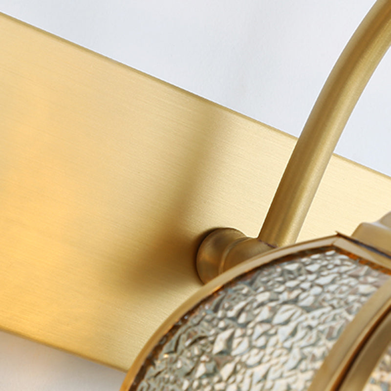 Messing -LED -Wandleuchte Waschtischwandleuchten für Pulverraum Toilette