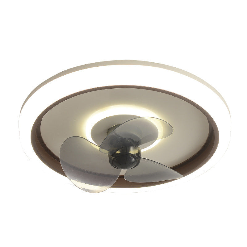 Makkaronringförmige, bündelte Lampe Acryl Schlafzimmer LED Deckenventilator Licht