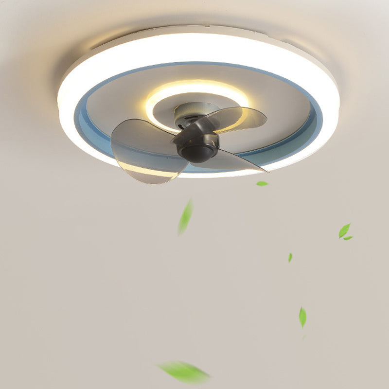 Makkaronringförmige, bündelte Lampe Acryl Schlafzimmer LED Deckenventilator Licht
