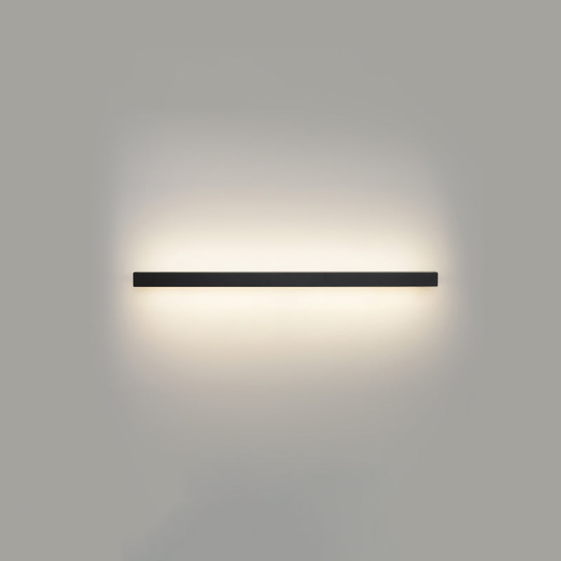 Rectangle Wall Light Modern Style LED Indoor Bedroom Line Wall Lamp Fixture