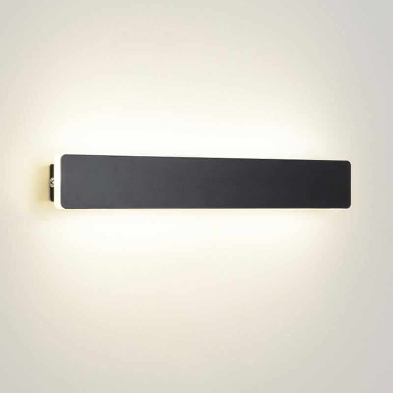 Rectangle Wall Light Modern Style LED Indoor Bedroom Line Wall Lamp Fixture
