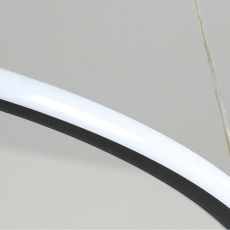 Circle Chandelier Pendant Light Modern Chandeliers For Dining Room Acrylic