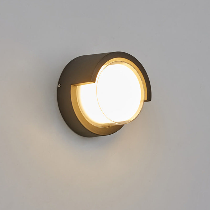 Lámpara de montaje de pared acrílica de 1 luce