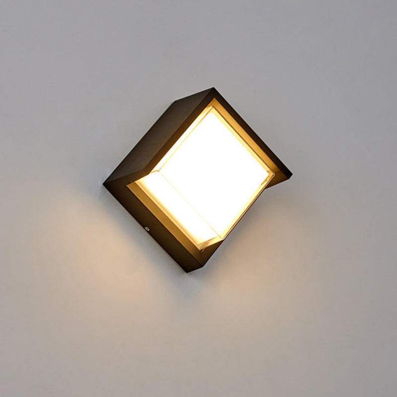 Lámpara de montaje de pared acrílica de 1 luce
