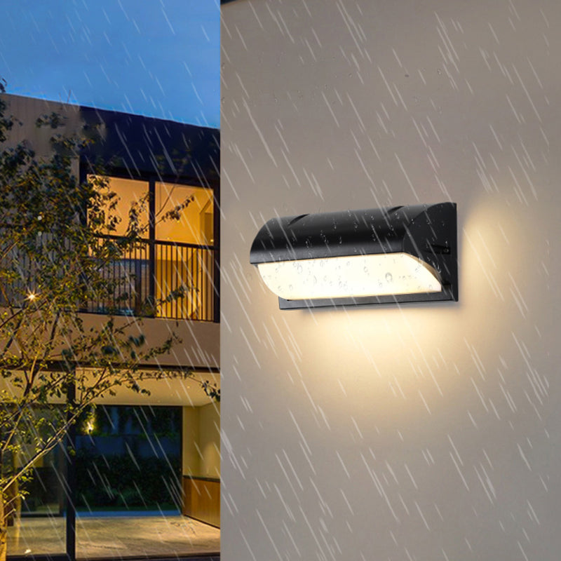 Lámpara de montaje de pared acrílica de 1 luce