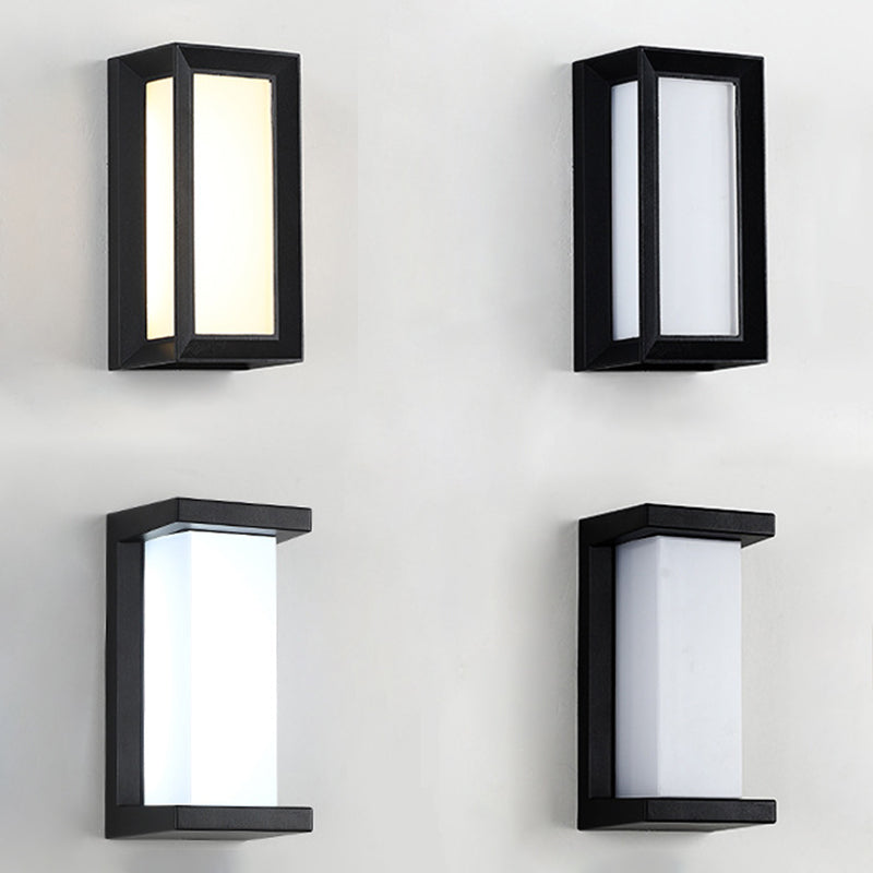 Lámpara de montaje de pared acrílica de 1 luce