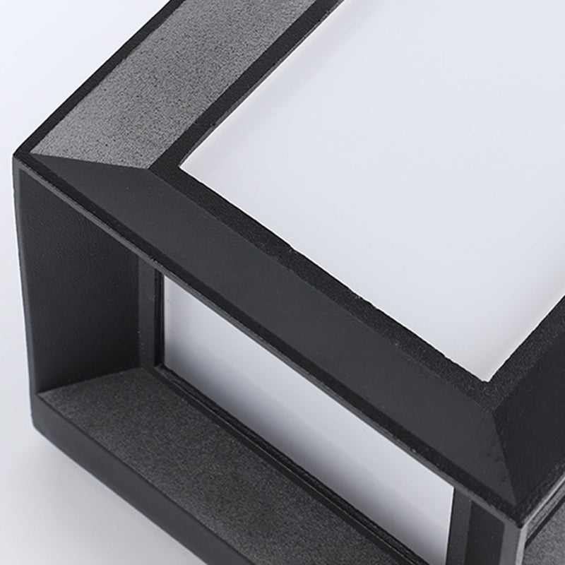 Lámpara de montaje de pared acrílica de 1 luce