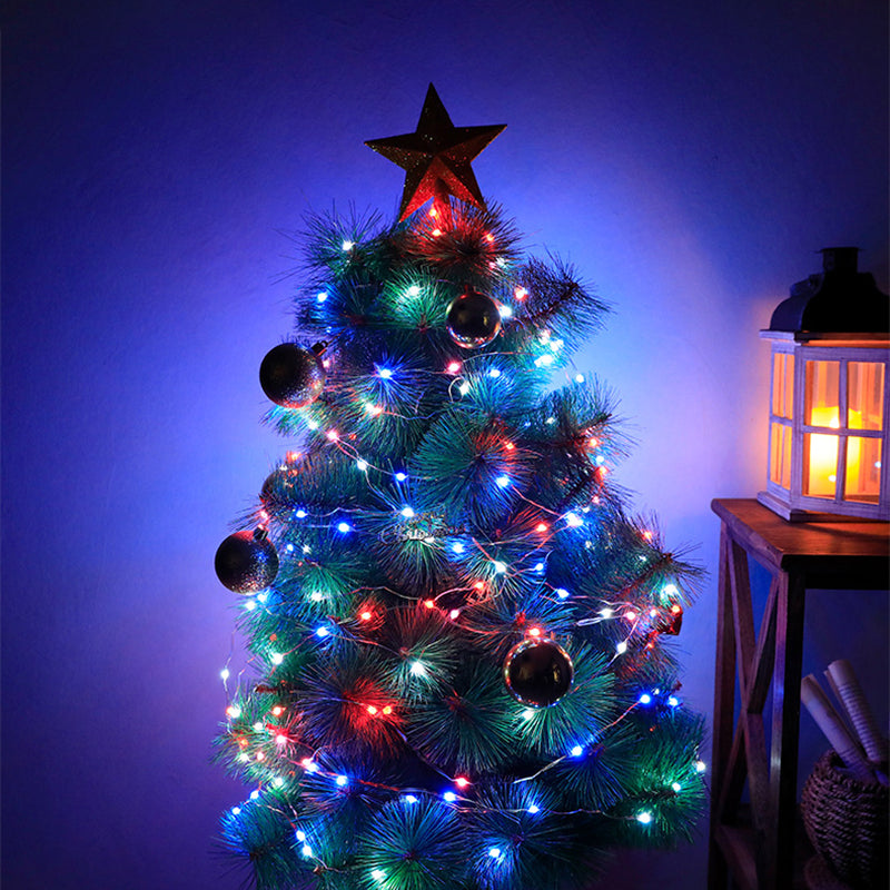 Modern Symphony LED Silver Wire Global Rope Light for Christmas Tree Decorate