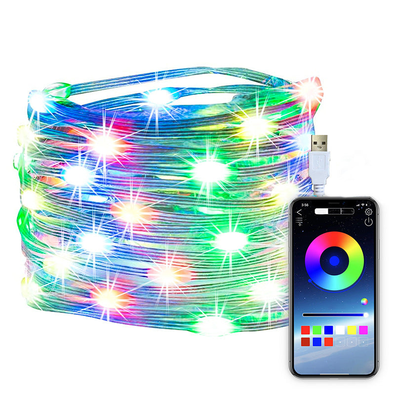 Modern Symphony LED Silver Wire Global Rope Light for Christmas Tree Decorate