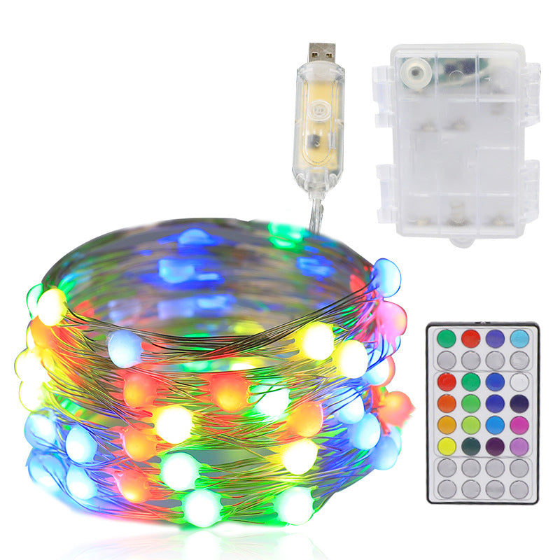 Modern Symphony LED Silver Wire Global Rope Light for Christmas Tree Decorate