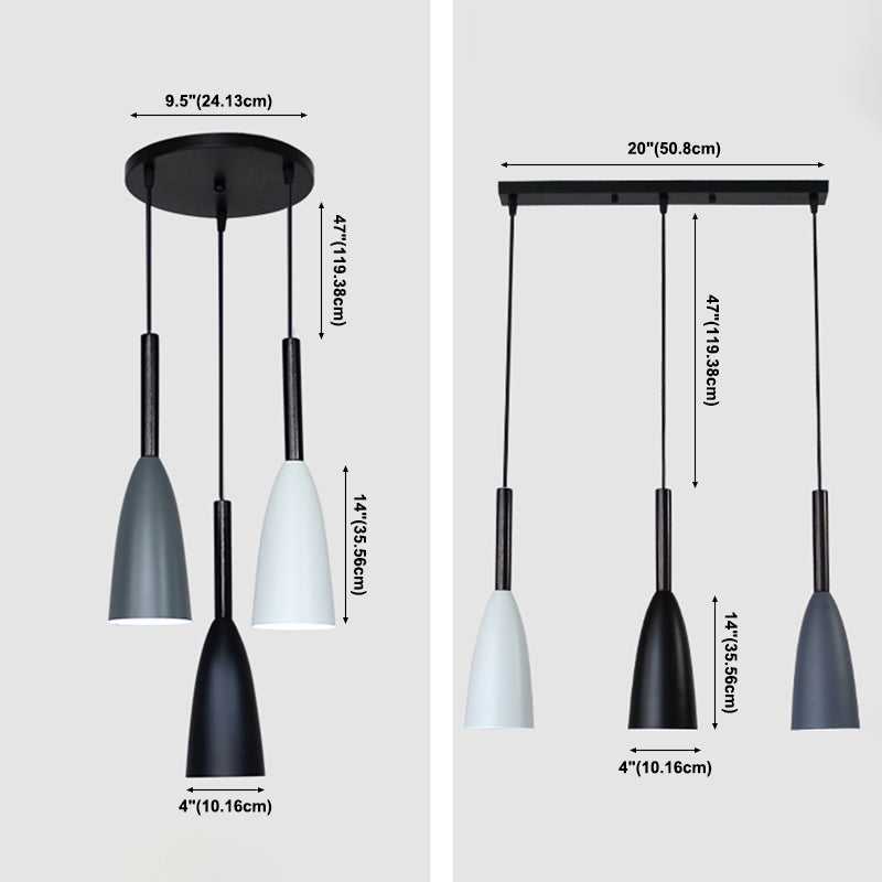 Modern Farmhouse Pendant Lighting Geometric Suspended Lighting Fixture