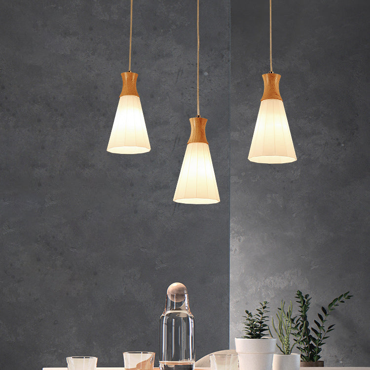 Geometrischer Farbton mehrlächer moderne einfache Glasstil-Deckenleuchten in Braun