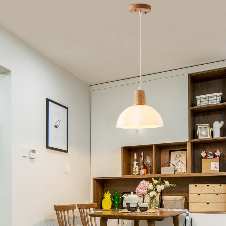 Geometrischer Farbton mehrlächer moderne einfache Glasstil-Deckenleuchten in Braun