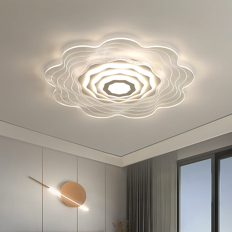 Luces llevadas del soporte rasante del claro del estilo moderno de las lámparas rasantes de acrílico del soporte de la flor