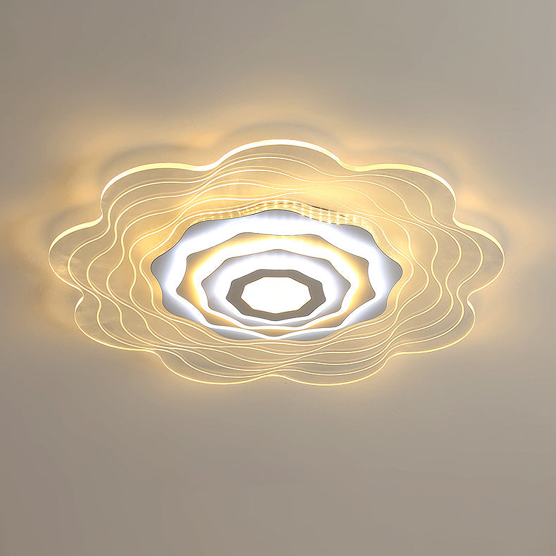 Luces llevadas del soporte rasante del claro del estilo moderno de las lámparas rasantes de acrílico del soporte de la flor