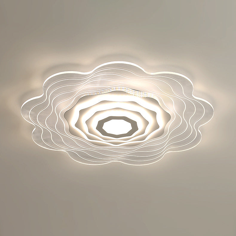 Luces llevadas del soporte rasante del claro del estilo moderno de las lámparas rasantes de acrílico del soporte de la flor