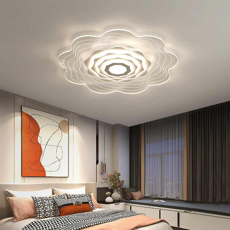 Luces llevadas del soporte rasante del claro del estilo moderno de las lámparas rasantes de acrílico del soporte de la flor