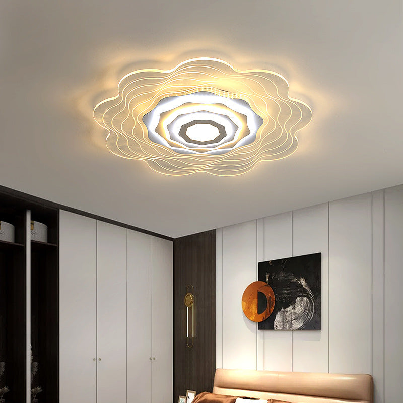 Luces llevadas del soporte rasante del claro del estilo moderno de las lámparas rasantes de acrílico del soporte de la flor