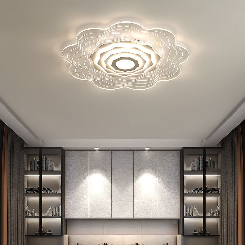 Luces llevadas del soporte rasante del claro del estilo moderno de las lámparas rasantes de acrílico del soporte de la flor