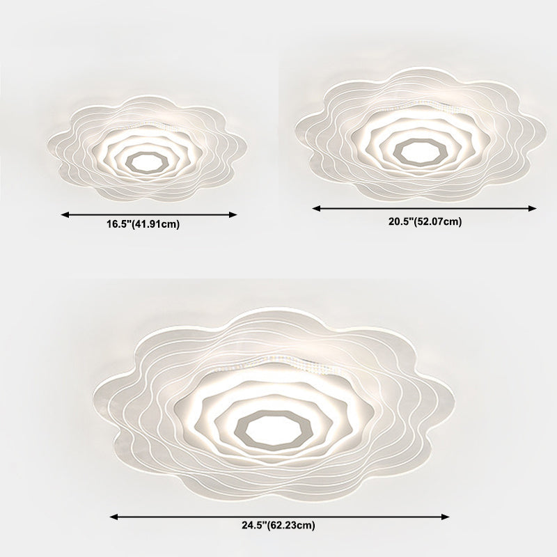 Luces llevadas del soporte rasante del claro del estilo moderno de las lámparas rasantes de acrílico del soporte de la flor