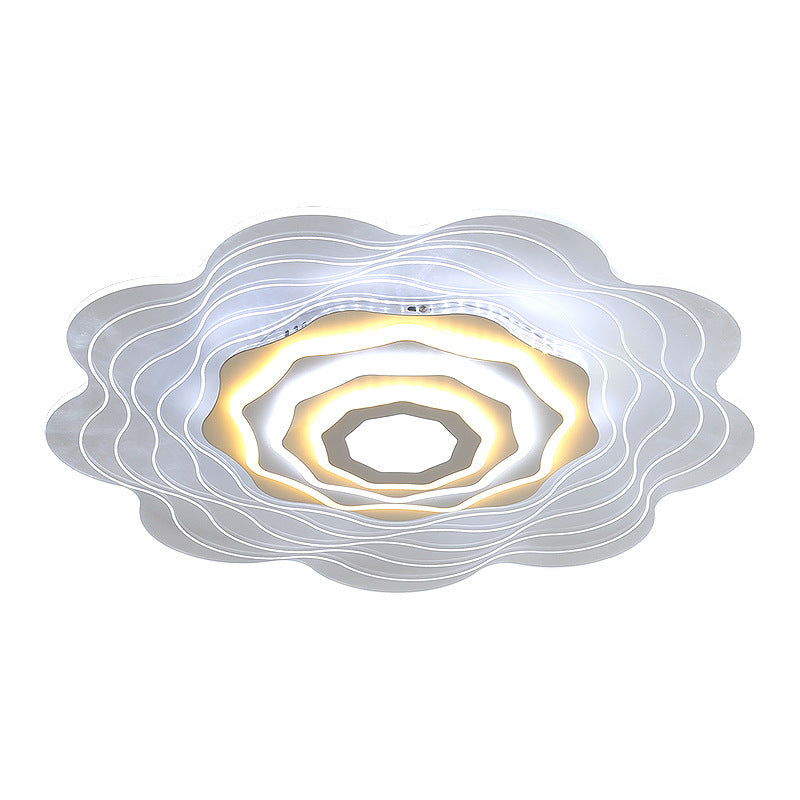 Luces llevadas del soporte rasante del claro del estilo moderno de las lámparas rasantes de acrílico del soporte de la flor