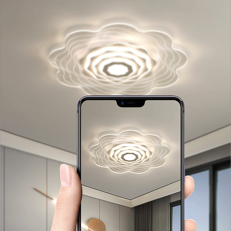 Luces llevadas del soporte rasante del claro del estilo moderno de las lámparas rasantes de acrílico del soporte de la flor