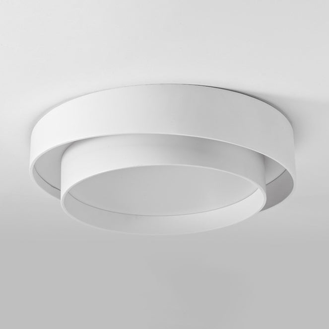 New Modern Circle LED Flush Mount 1-Light Iron Ceiling Mounted Light for Bedroom