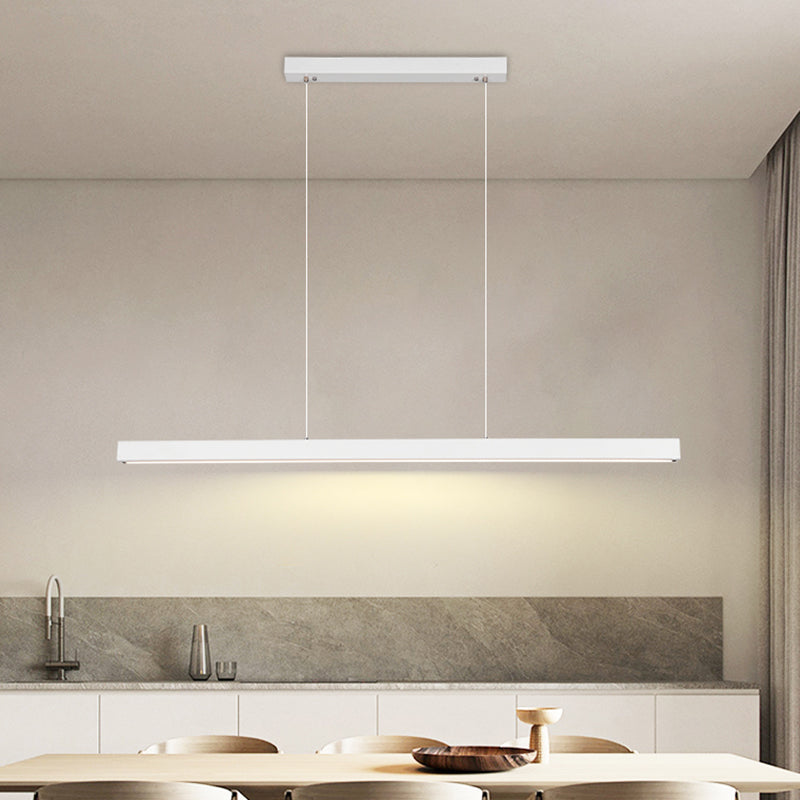 Einfacher moderner nordischer Stil LED Hanging Island Anhänger Licht für Esszimmer Office Bar