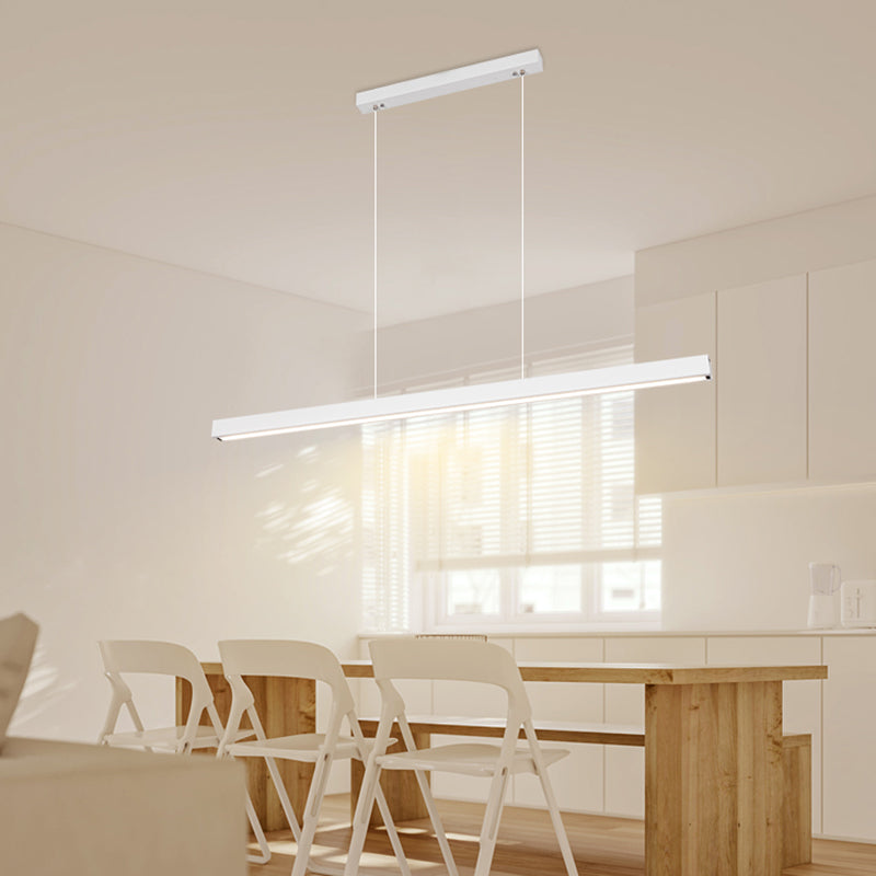 Einfacher moderner nordischer Stil LED Hanging Island Anhänger Licht für Esszimmer Office Bar