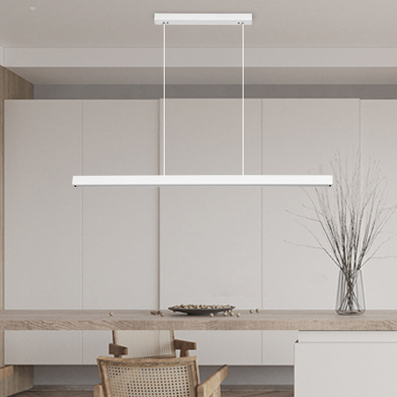 Einfacher moderner nordischer Stil LED Hanging Island Anhänger Licht für Esszimmer Office Bar
