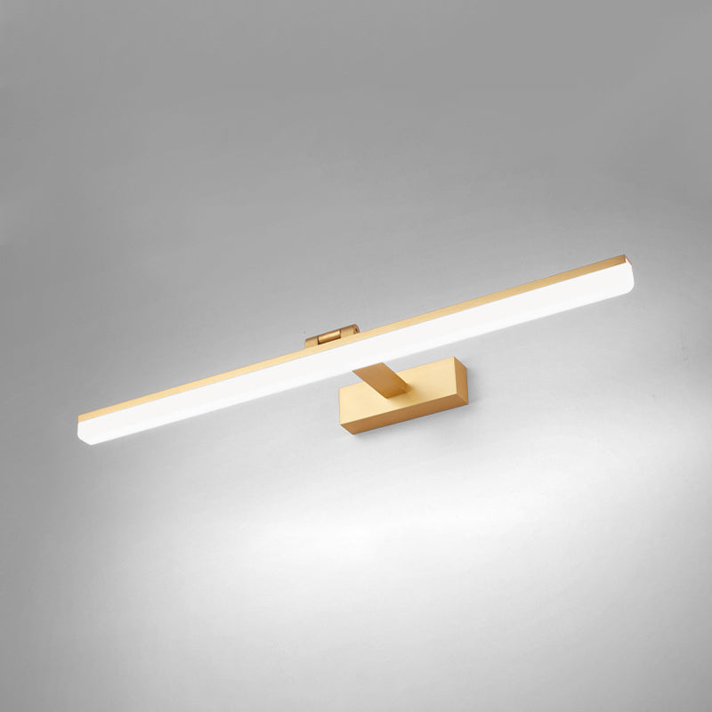 Modern Simple Style 1-Light Linear Shade Wall Sconce Mirror Wall Lighting